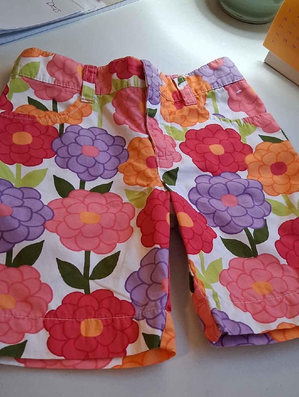 Beautiful Gymboree Floral Print Shorts - Pink, Purple, Orange
